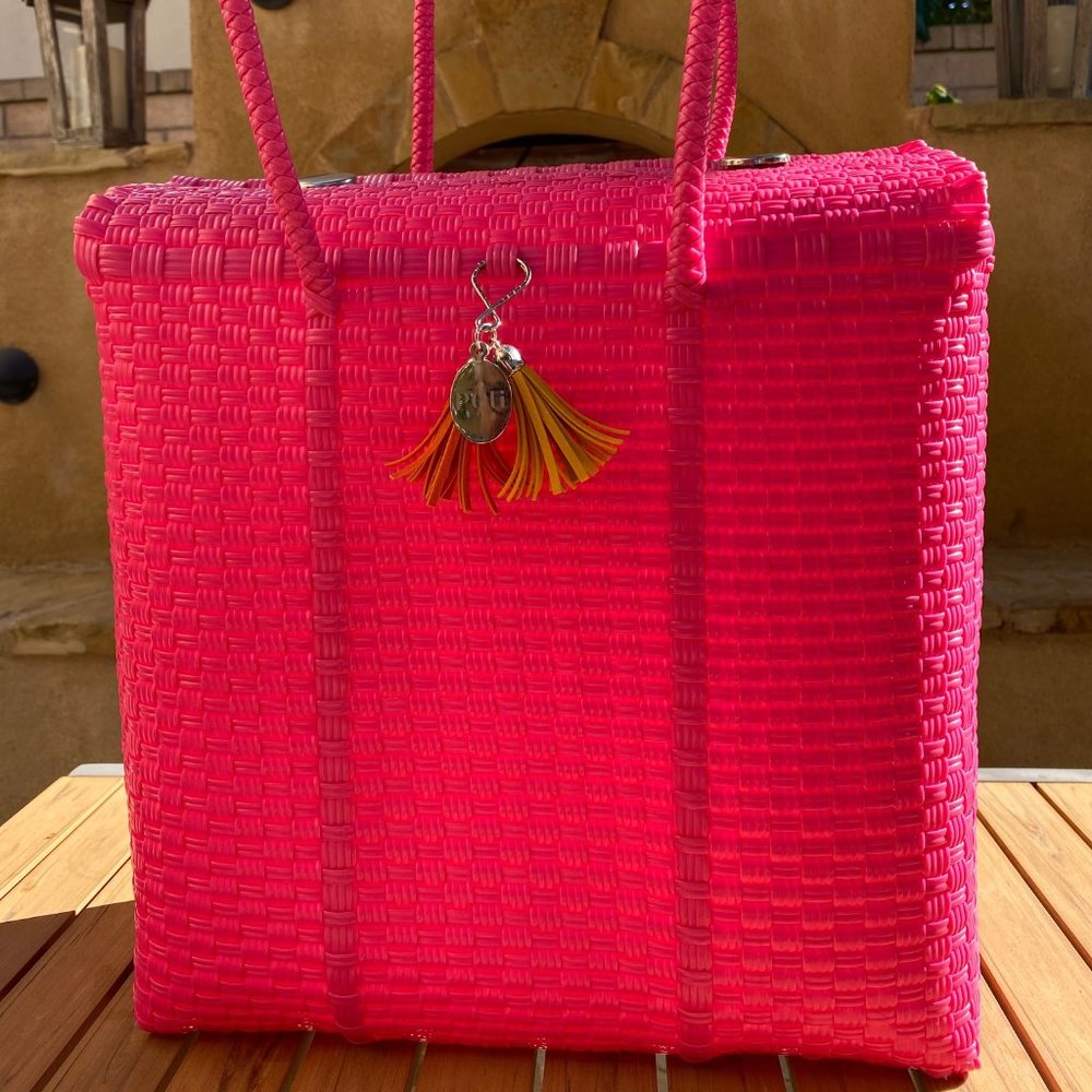 Peli Closed Top Satchel Handbag Handmade Artisan